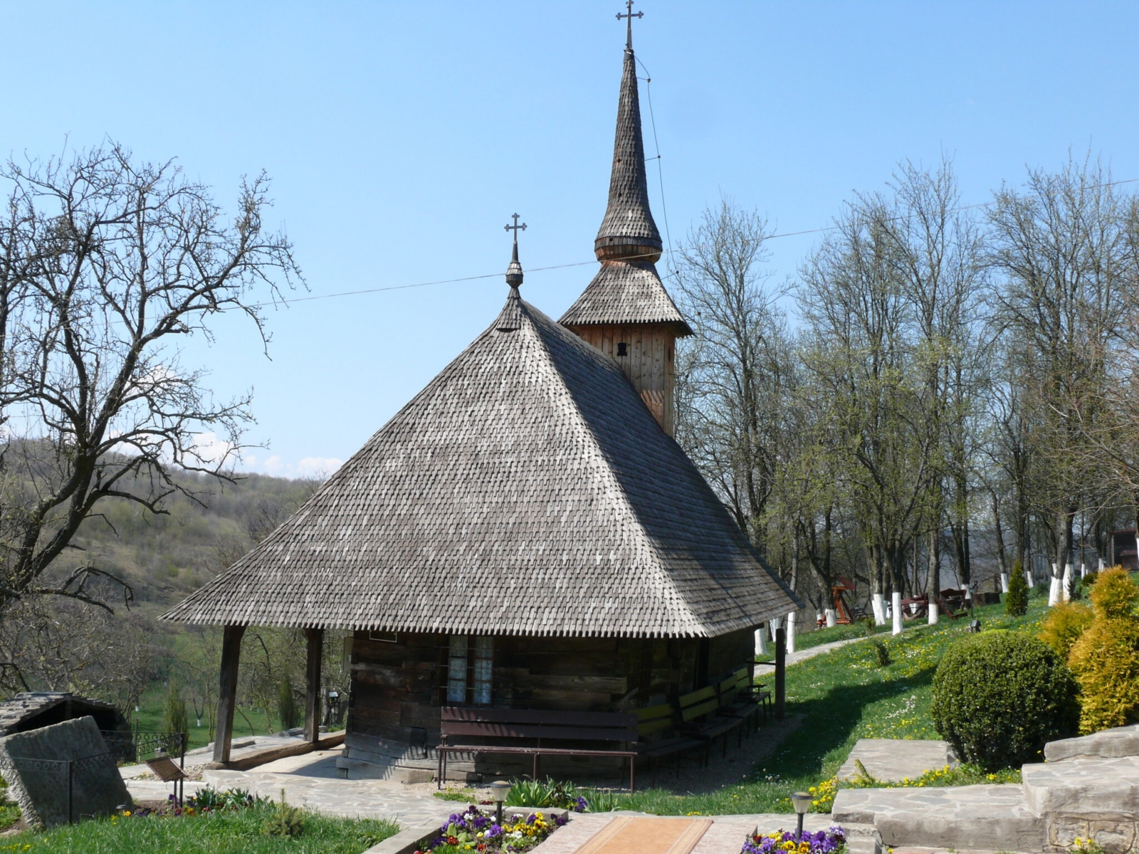 manastirea stramba, ansamblul monahal, ortodox, paduris, judetul salaj