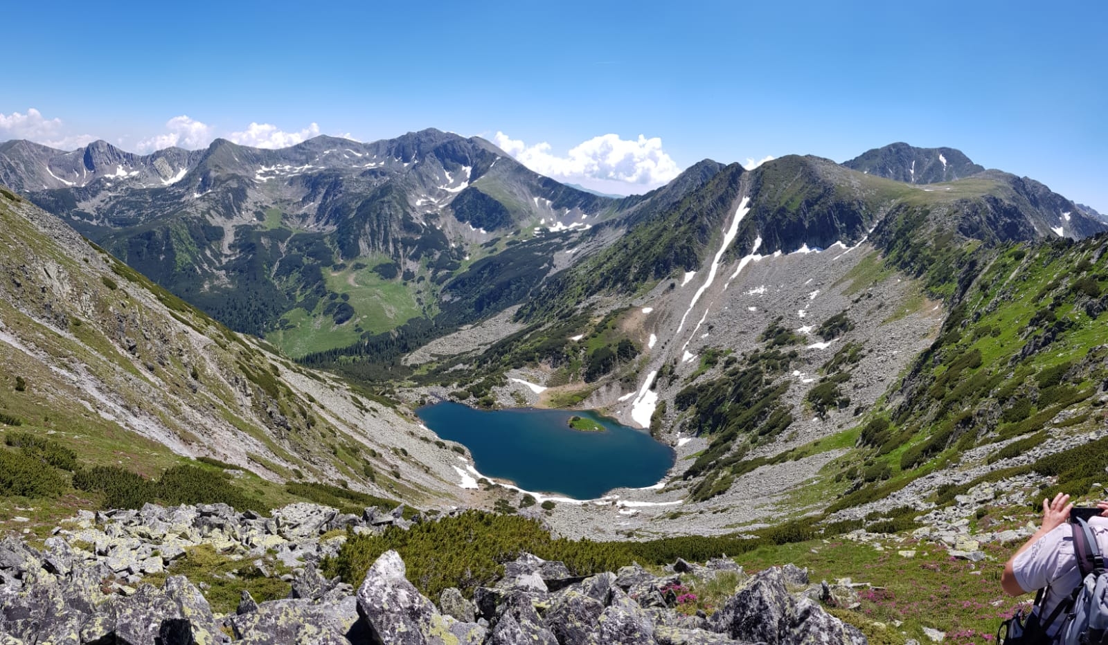 Parcul national, Retezat - godeanu, lac montan, munti