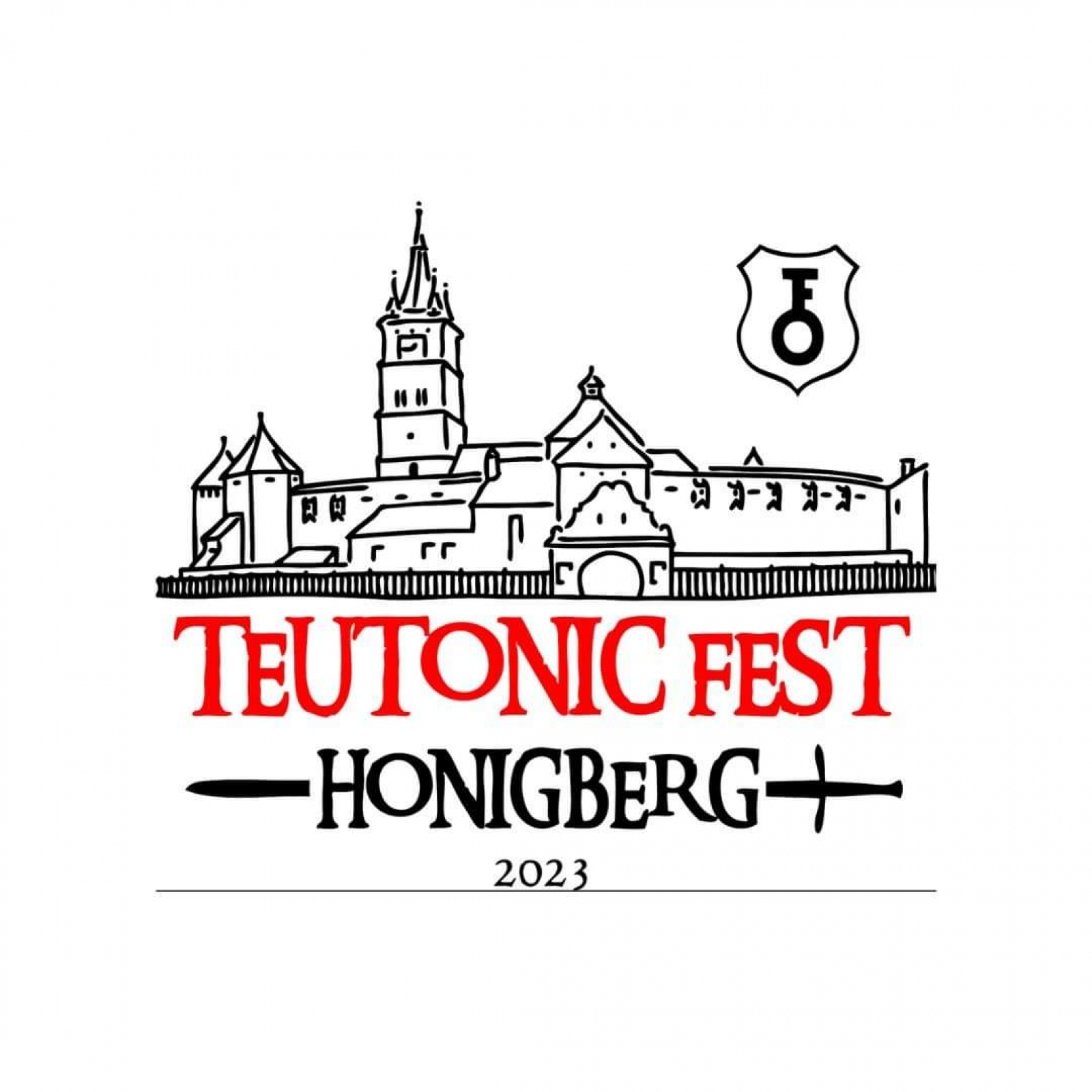 Teutonic fest Honigberg, Hărman, Județul Brașov