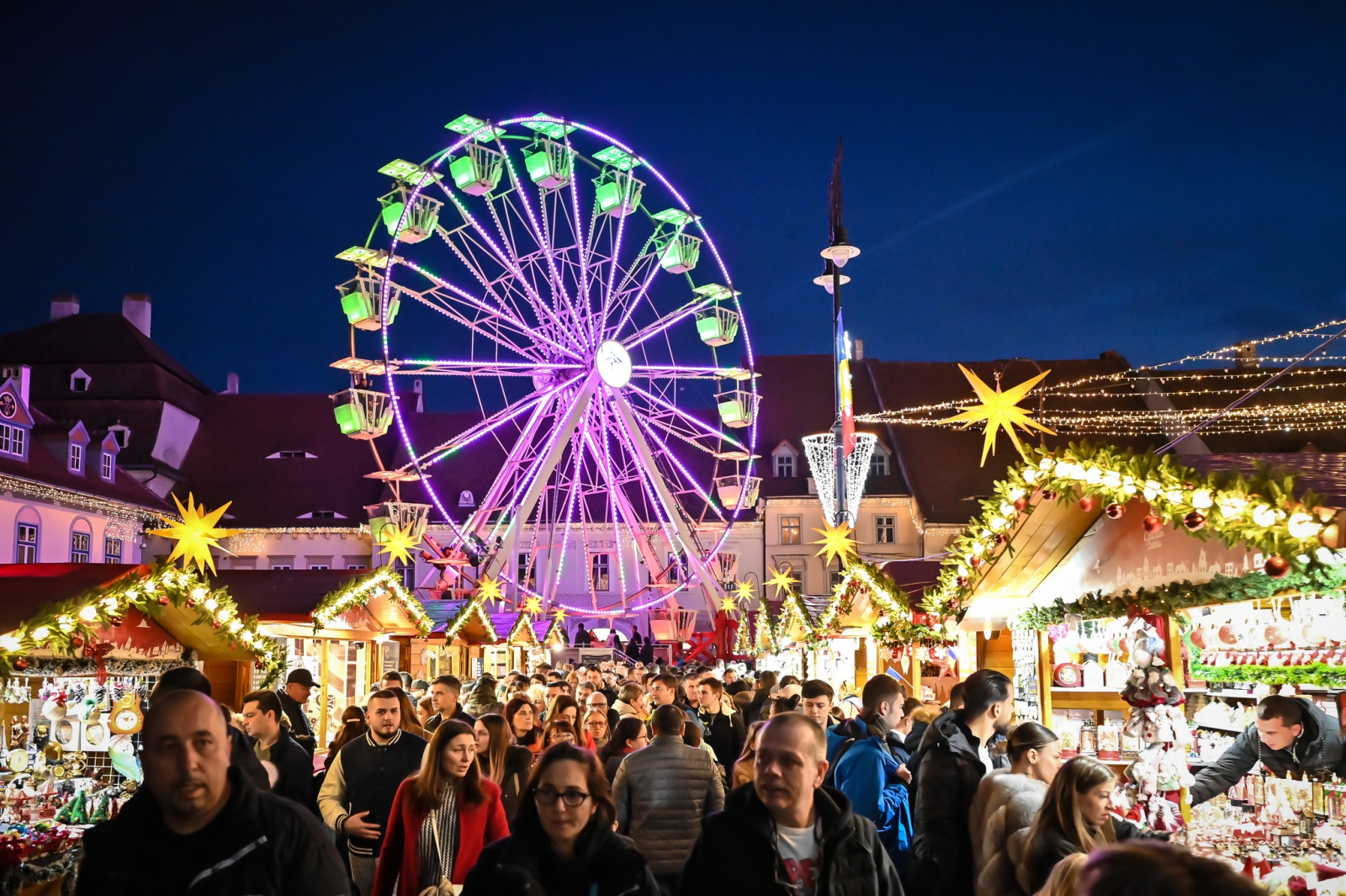 Christmas market in sibiu 