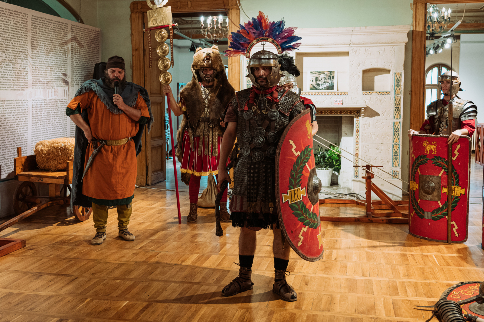 Legionari romani, castelul cantacuzino 