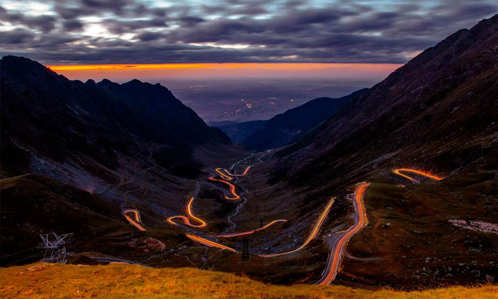 Transalpina road in the Transfagarasan 